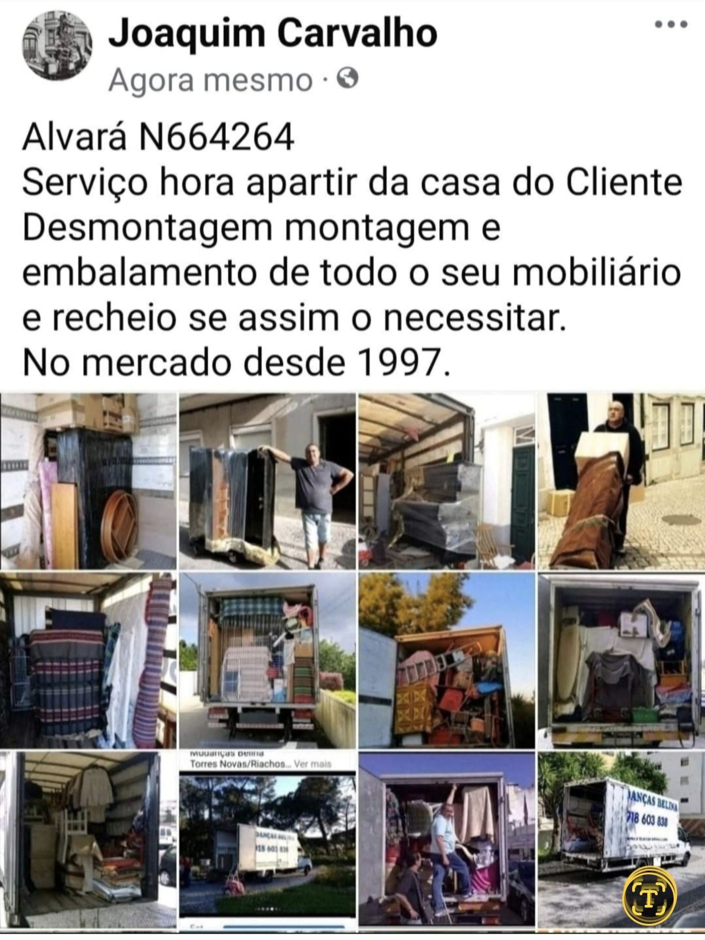 Mudanças Belina Desmontagem e montagem de mobiliário