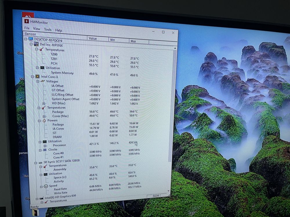 Mini komputer Dell Optiplex 3050 i3-7100t, 8GB, 128GB SSD + zasilacz