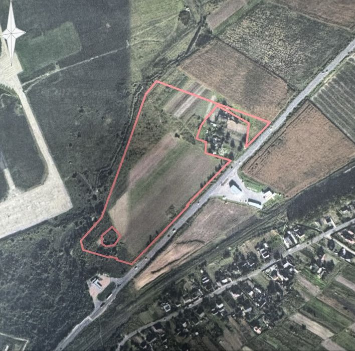 Продаж фасадної земельної ділянки, 6,85 га