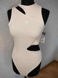 Adidas, damskie body treningowe, r. M