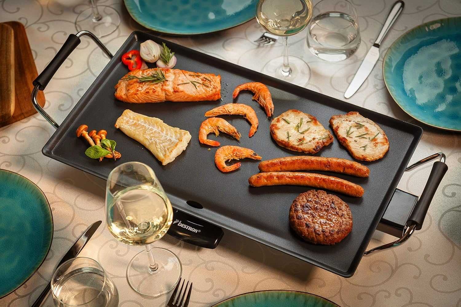 WYPRZEDAŻ! TANIEJ NIE BĘDZIE! Grill elektryczny stołowy, gorąca płyta