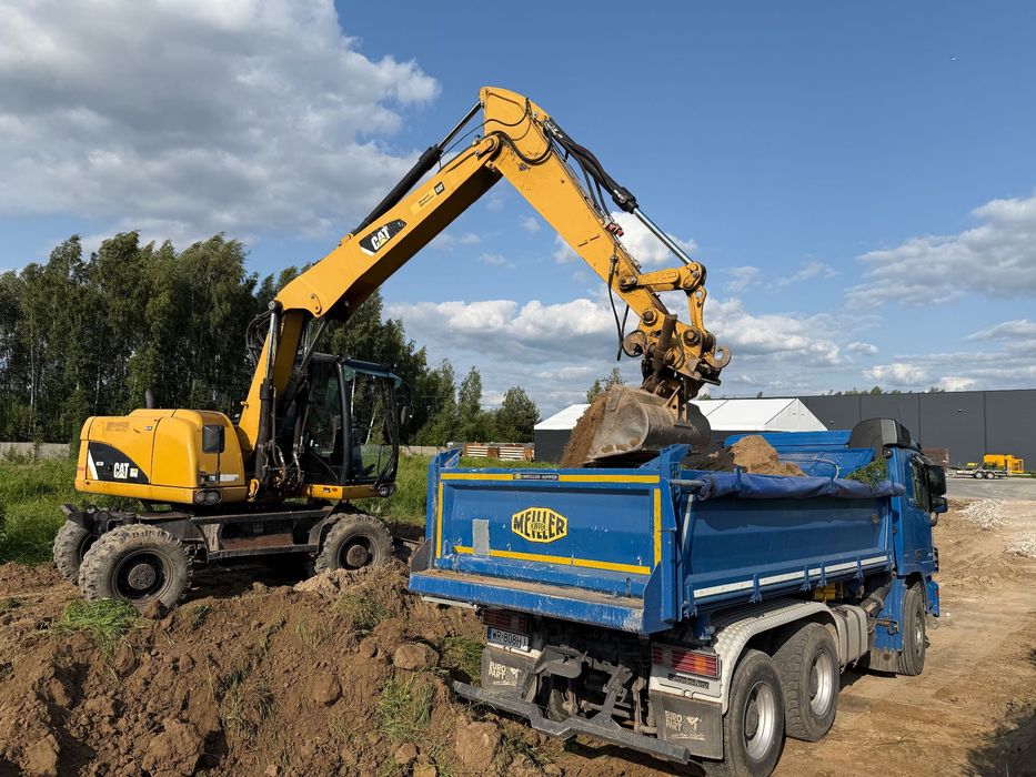 Prace i Uslugi Ziemne Wynajem Koparka Wywrotka Wywóz Gruzu Wykopy