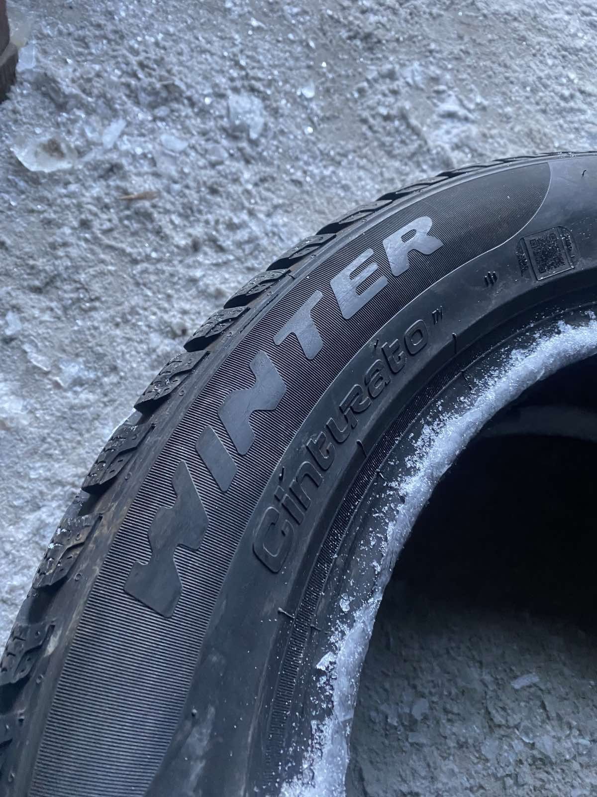 195.60.16 Pirelli 4шт зима БУ склад шины резина из Европы 60 R16