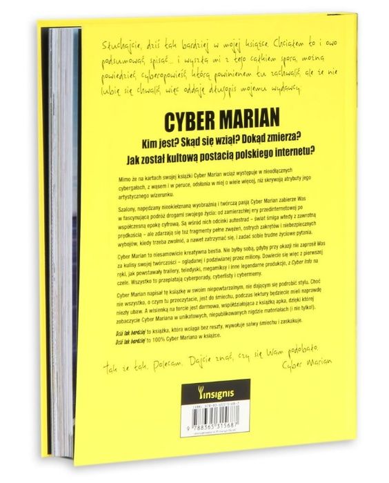 Książka Cyber Marian- Dziś tak bardziej