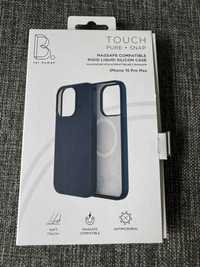 iPhone 15 Pro Max Etui B.Safe Magnetic Silicon Case Blue Titanium