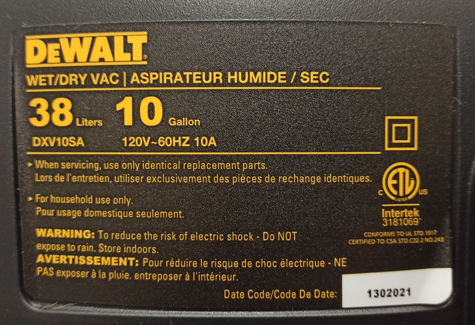 Пылесос Dewalt DXV10SA, пила Dewalt DWE7485 - идеальная пара.