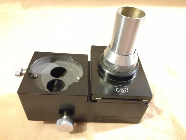 Nasadka Trino mikroskop stereoskopowy PZO MST 130 131 adapter foto