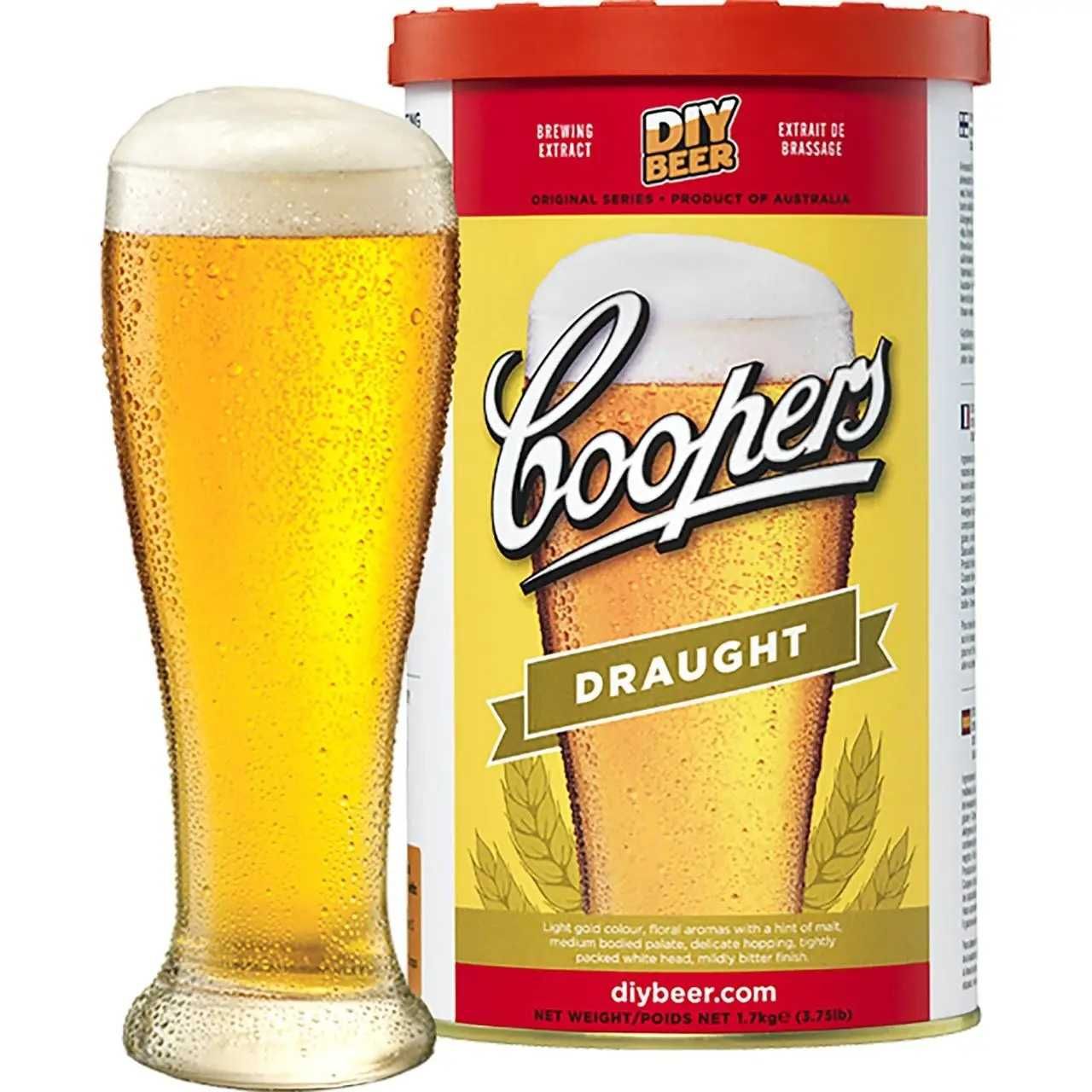 Пивні дріжджі, Концентрат для пива COOPERS DRAUGHT 1,7 кг, Австралія