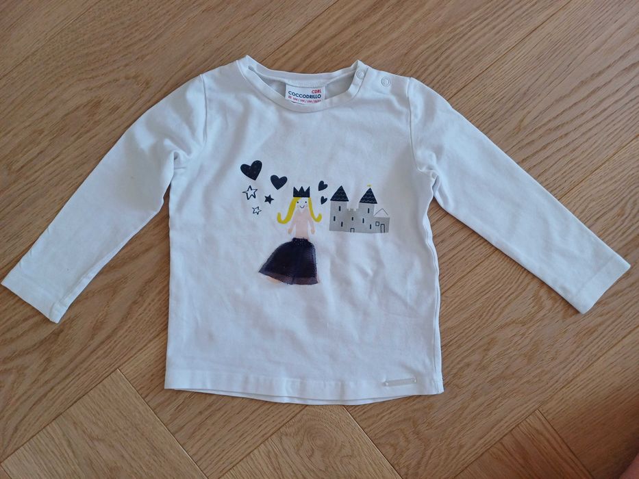 Bluzka cocodrillo dziewczynka rozmiar 80 cm