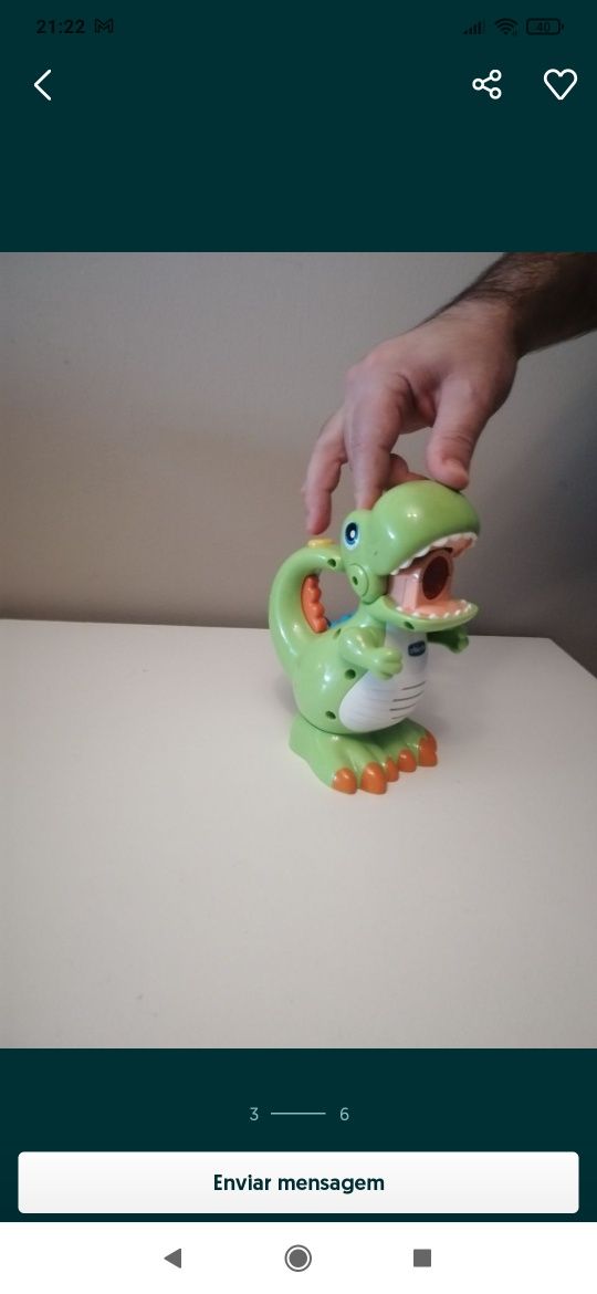 Brinquedo Dinossauro Chicco
