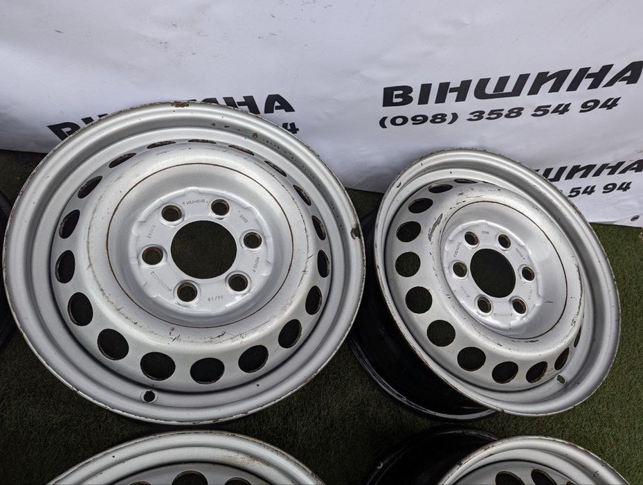Диски металеві R 16 6/130 6.5j et 62. Мерседес Спрінтер 906. Крафтер.