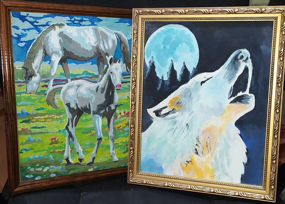 Картина с объемными рельефными элементами.Размер 40*90*5