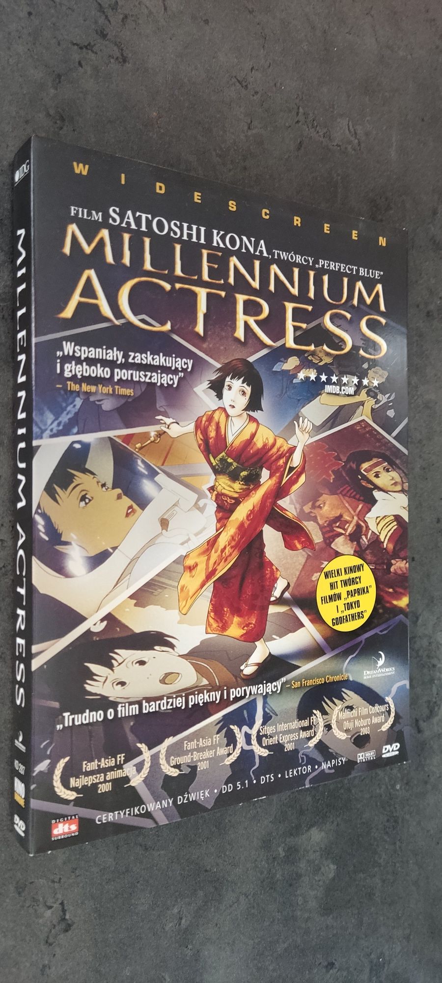 Millenium Actress Satoshi Kon anime dvd