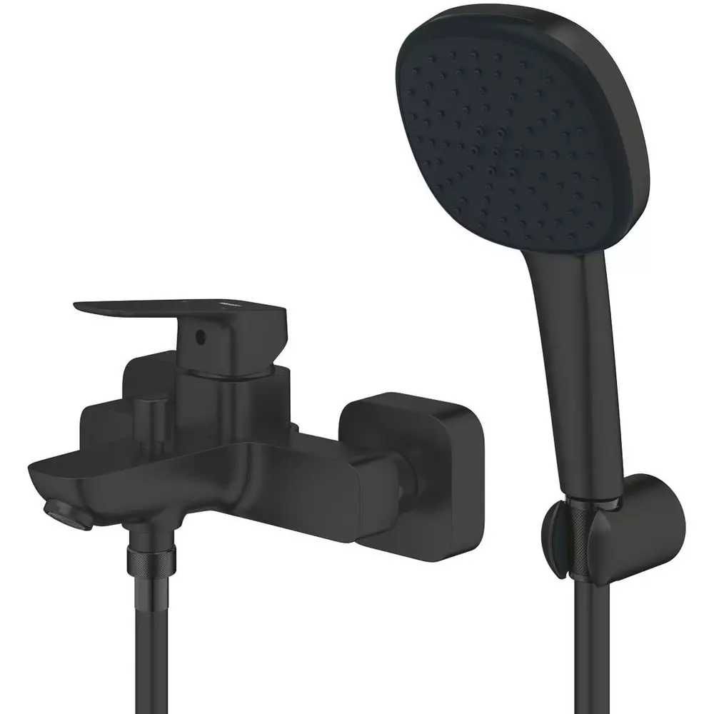 1018142430 Grohe Cubeo змішувач для ванни з душ набором чорний матовий