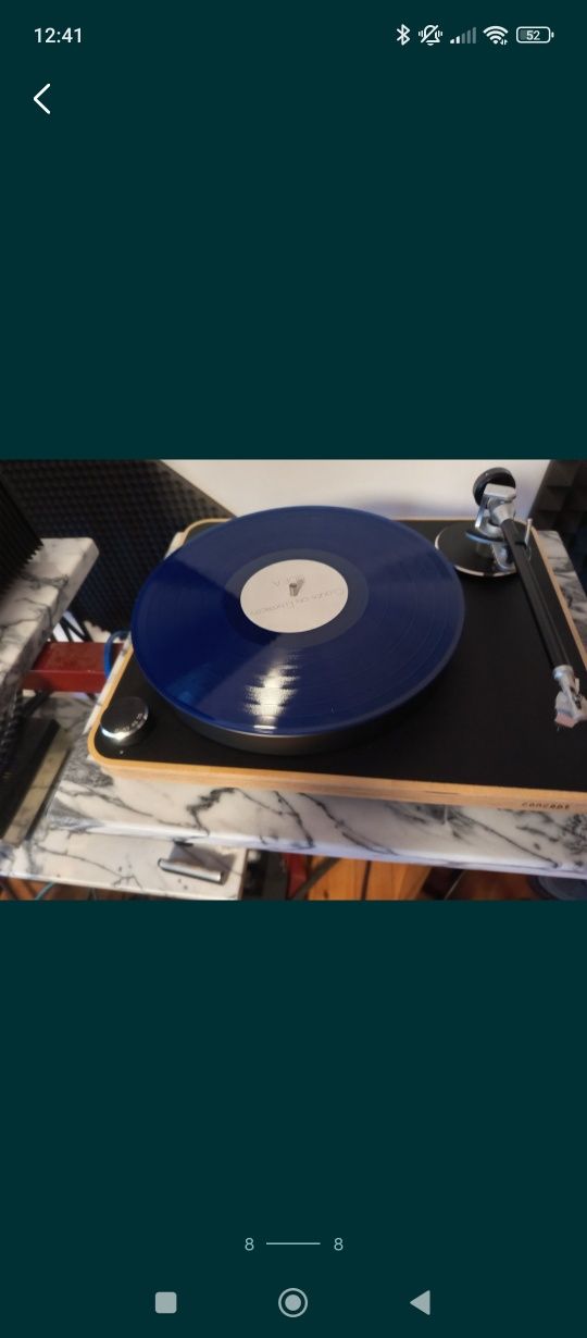 Giradiscos Clearaudio Concept como novo com tampa em acrílico