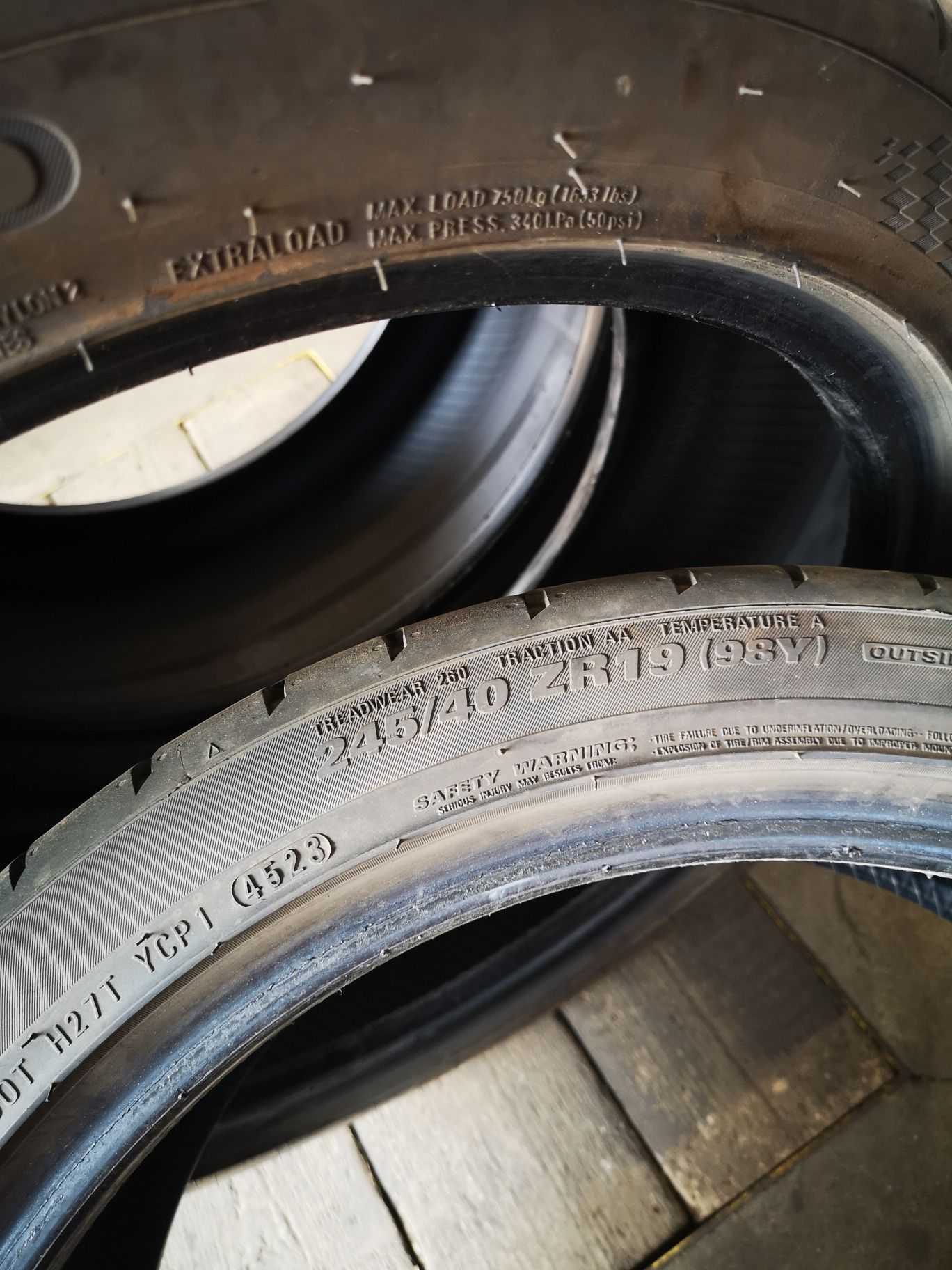 Opony Kumho PS91 245/40R19 + 275/35R19