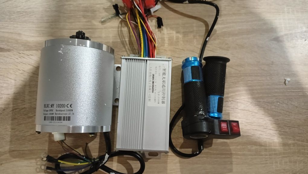 Silnik 1000wat 36v+sterownik+manetki