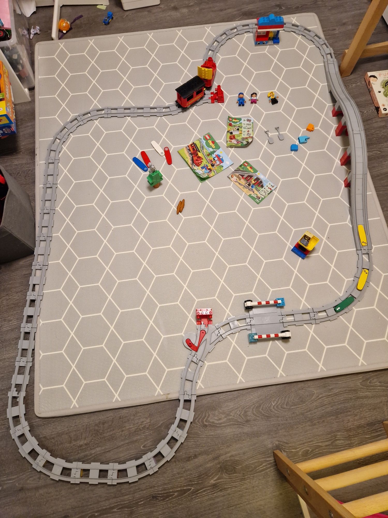 Lego Duplo pociąg parowy + 2 zestawy