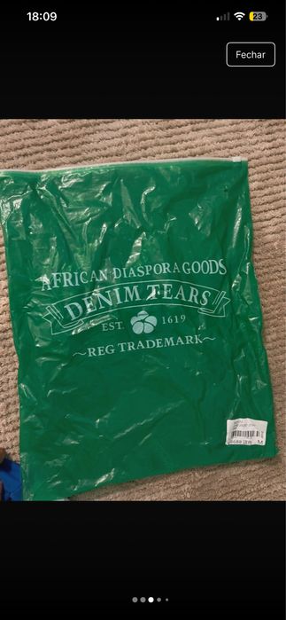 camisola denim tears azul