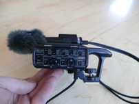 Sony Mikrofon ECM-MS2 + mikser XLR-A1M + kot na wiatr prof. zestaw