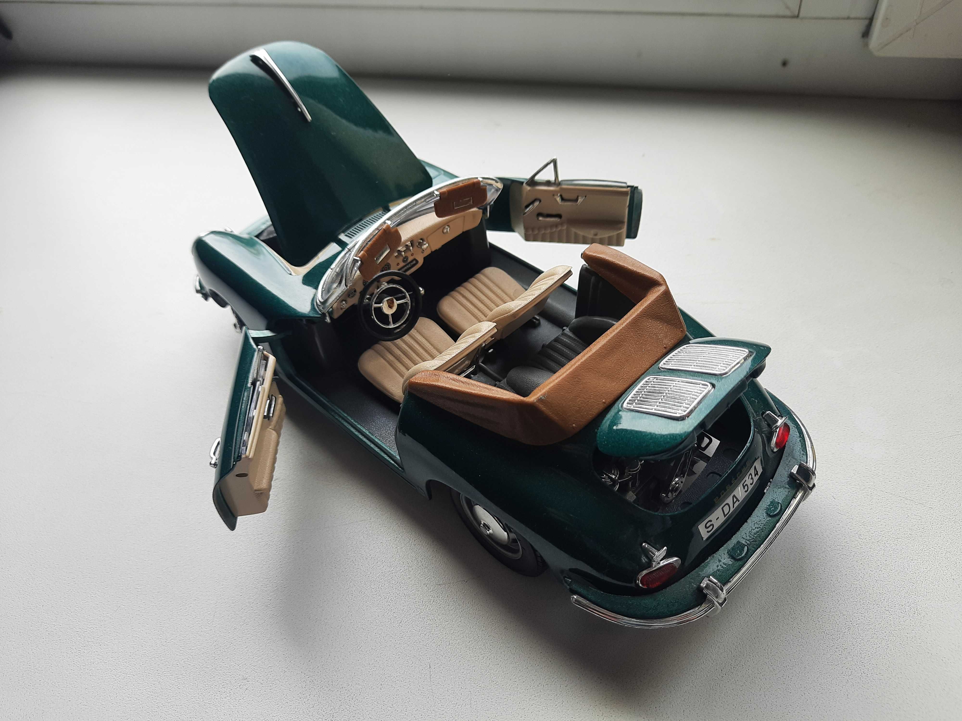 Bburago коллекционная машинка 1:18 Porsche 356B Cabriolet 1961