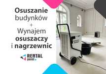 OSUSZANIE i CHŁODZENIE budynków, Osuszacze, Klimatyzatory, WYNAJEM