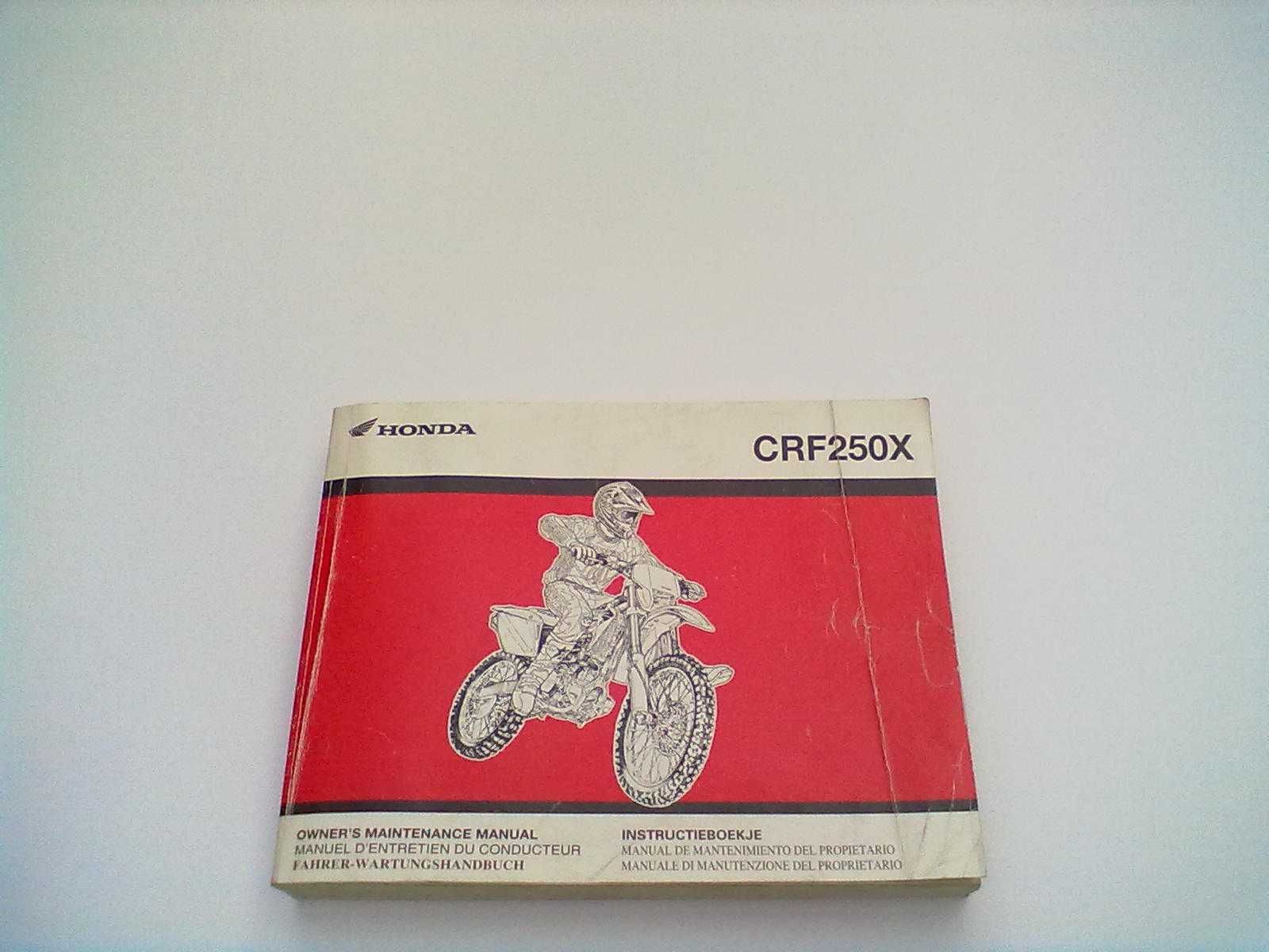 Manual Tecnico Oficial Honda CRF 250X