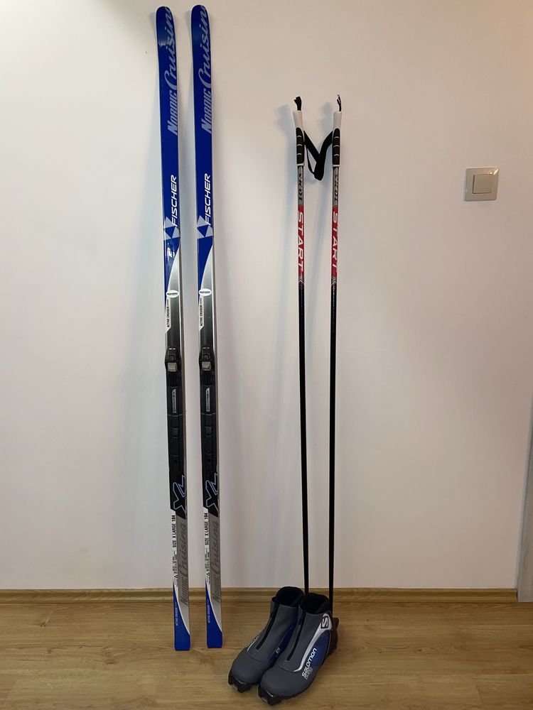 Narty biegowe 184cm komplet