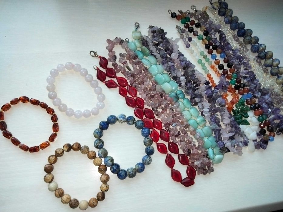 Бусы   самоцветы