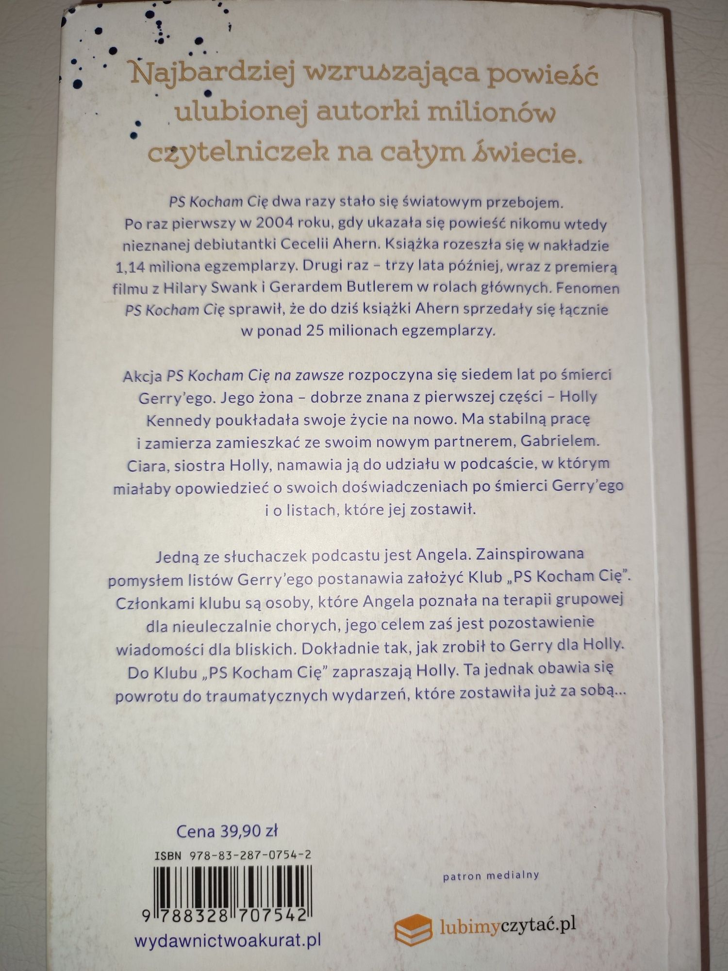 Ps. Kocham cię na zawsze. Cecelia Ahern
