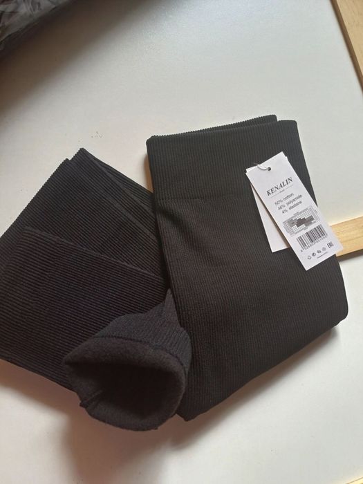 Лосини у рубчик на флісі.ХС - Л