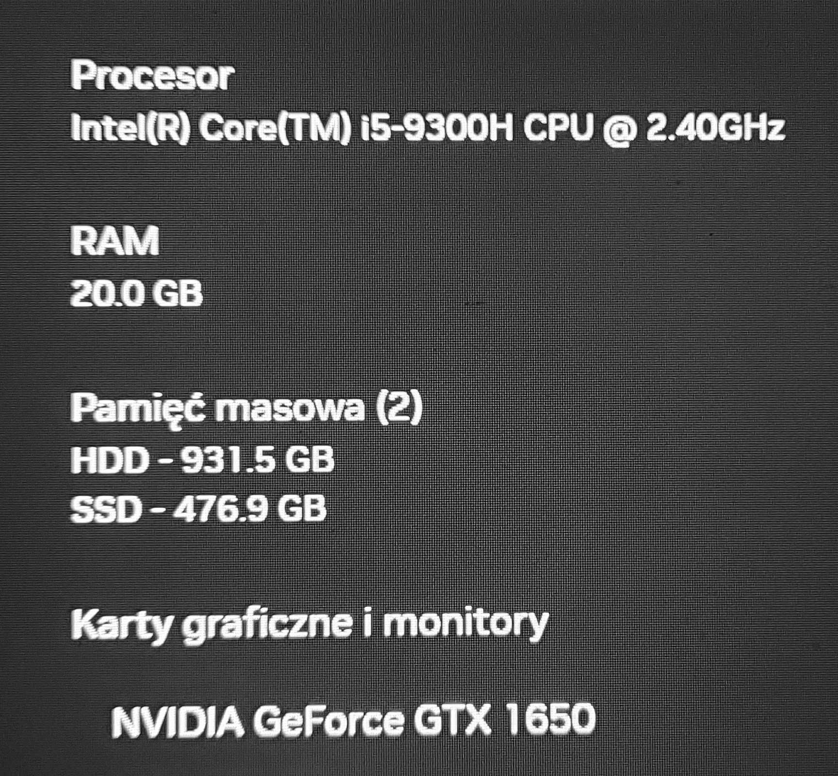 MSI Gaming =17,3" 120Hz IPS= 20GB GTX i5 SSD512GB+1TB - stan idealny!