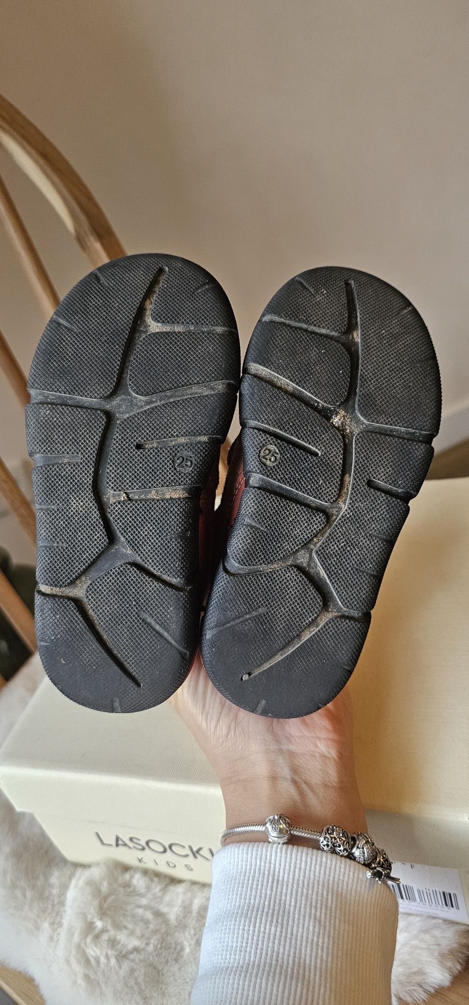 Buty na zimę Lasocki Kids 25 skórzane trapery