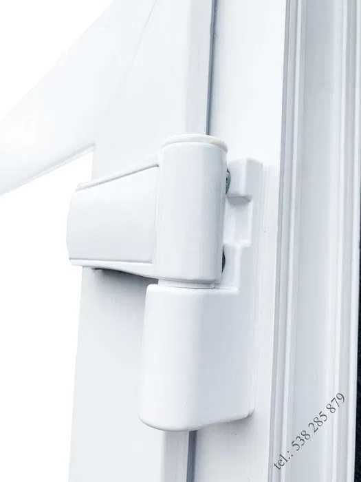 Drzwi zewnętrzne PCV 100x200 biale NOWE! OD REKI sklepowe biurowe