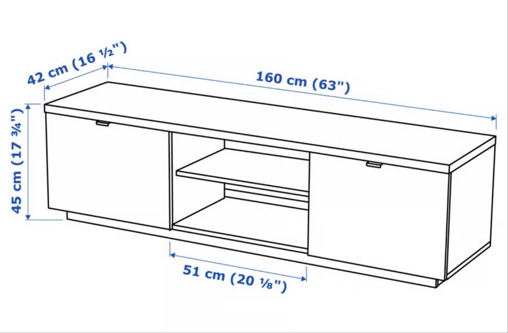 Movel TV branco Ikea