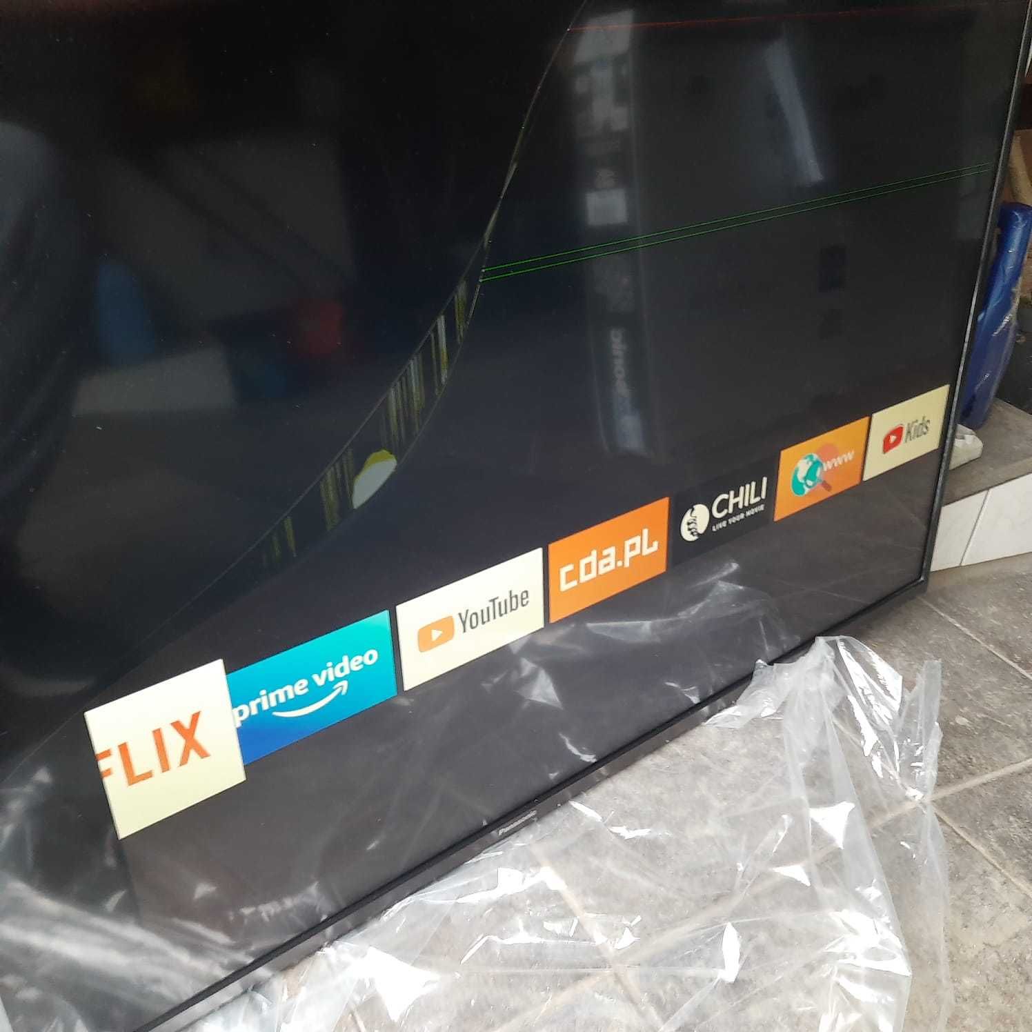 Telewizor LED 49" Panasonic TK-49 FX550E 4K UHD Smart TV/ Wifi uszkodz