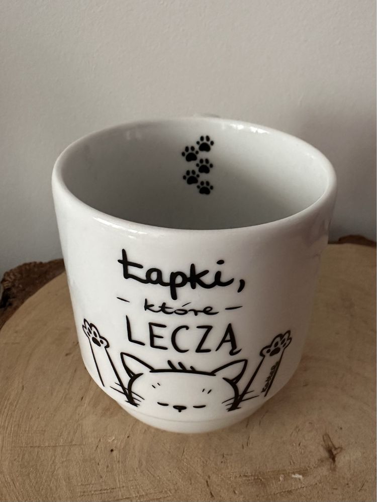 Kubek dla kociary, z kotkiem