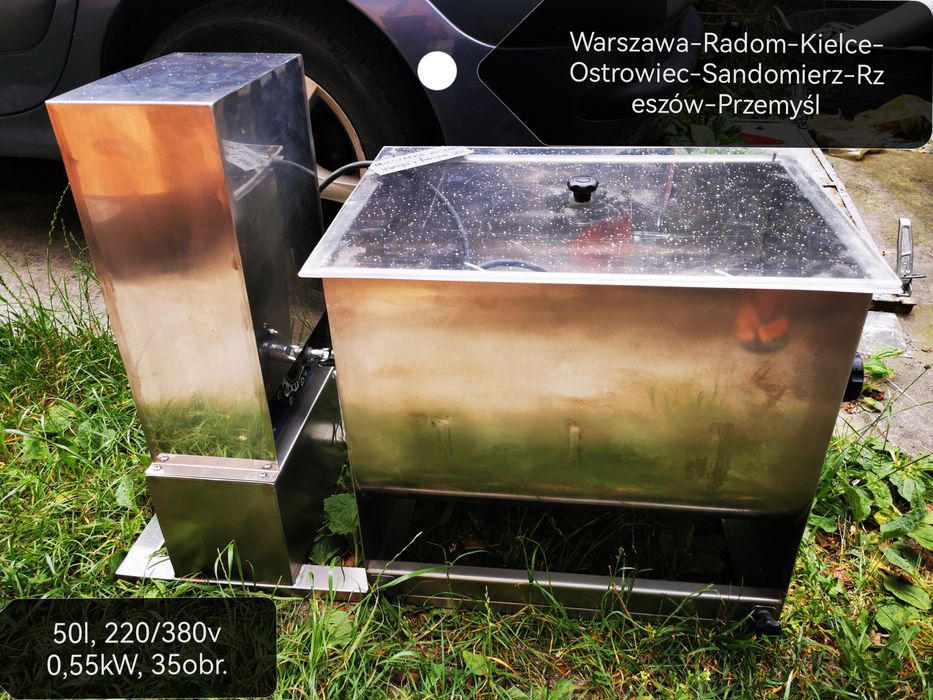 Polska maszynka do mielenia mięsa Alfa 32 22 nowa Kielce z silnikiem