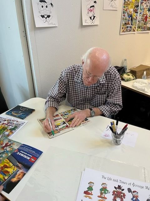 Kaczor Donald, Don Rosa- autograf, Sknerus Mckwacz