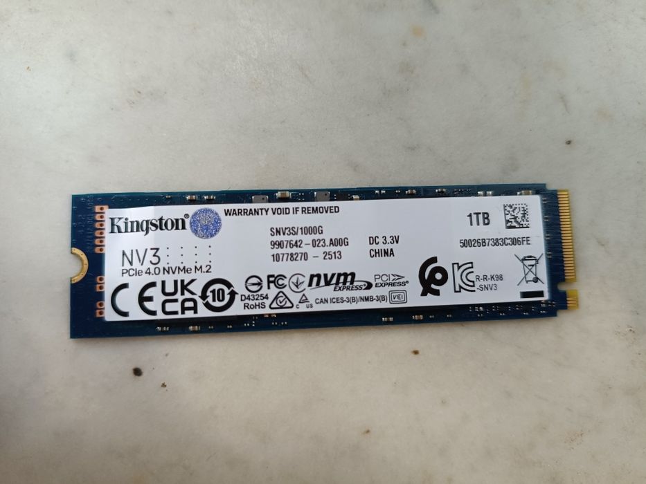 SSD Kingston 1 Tb PCIe 4.0 NVMe M.2