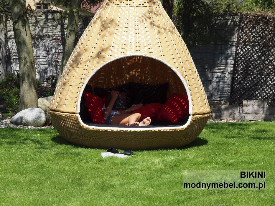 BIKINI kosz kokon gniazdo altanka leżanka technorattan