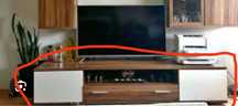 Szafka pod TV telewizor
