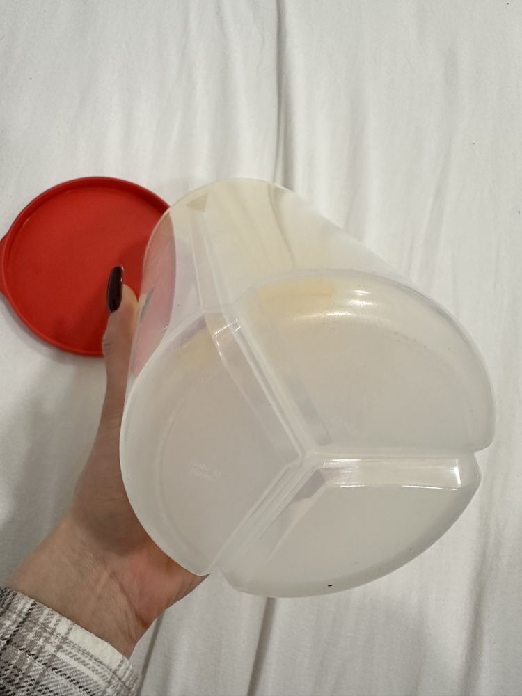 Pojemnik na 3 rodzaje bakali bakaliowiec tupperware