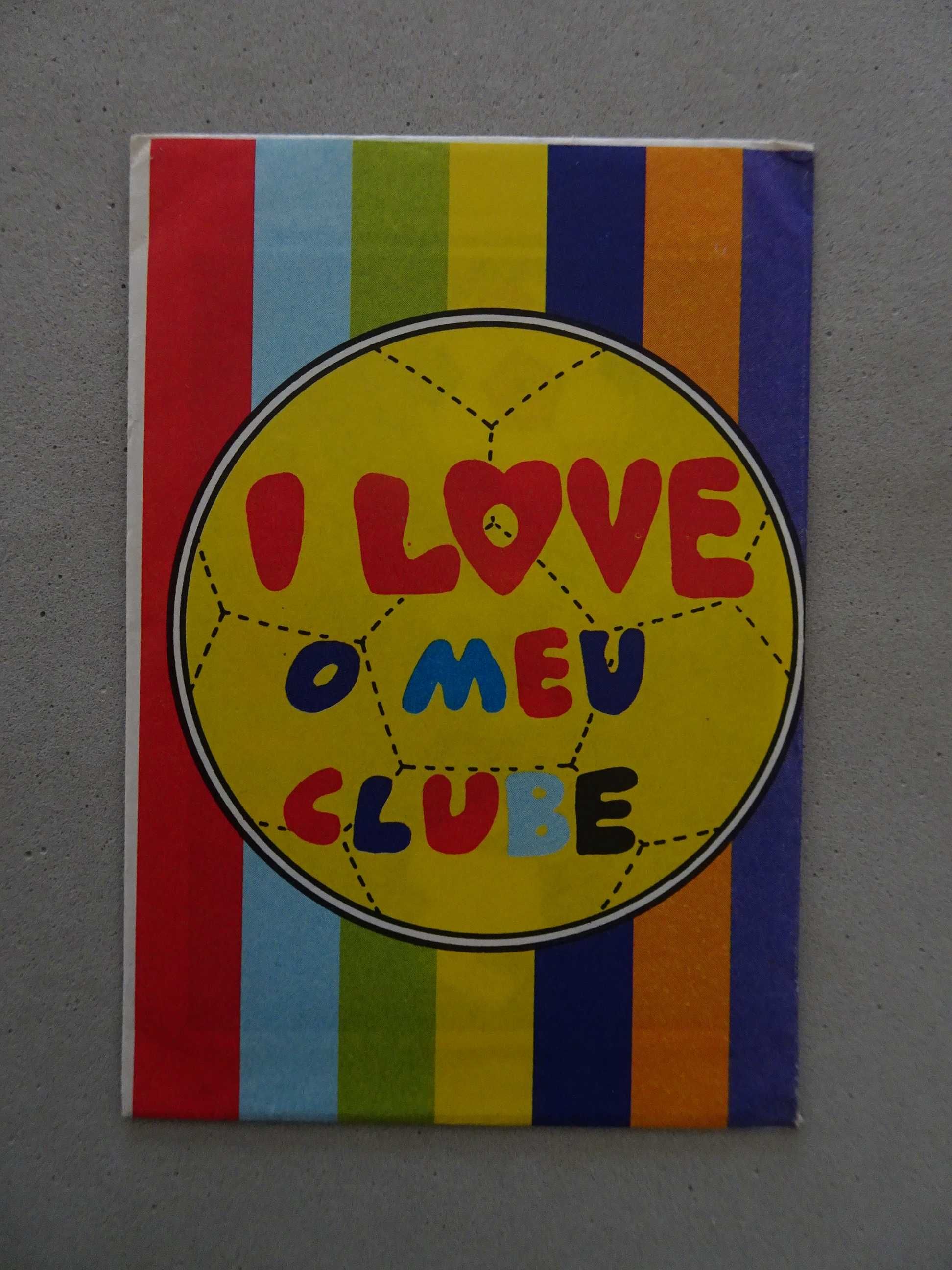 Carteira de cromos fechada Futebol I Love o meu clube