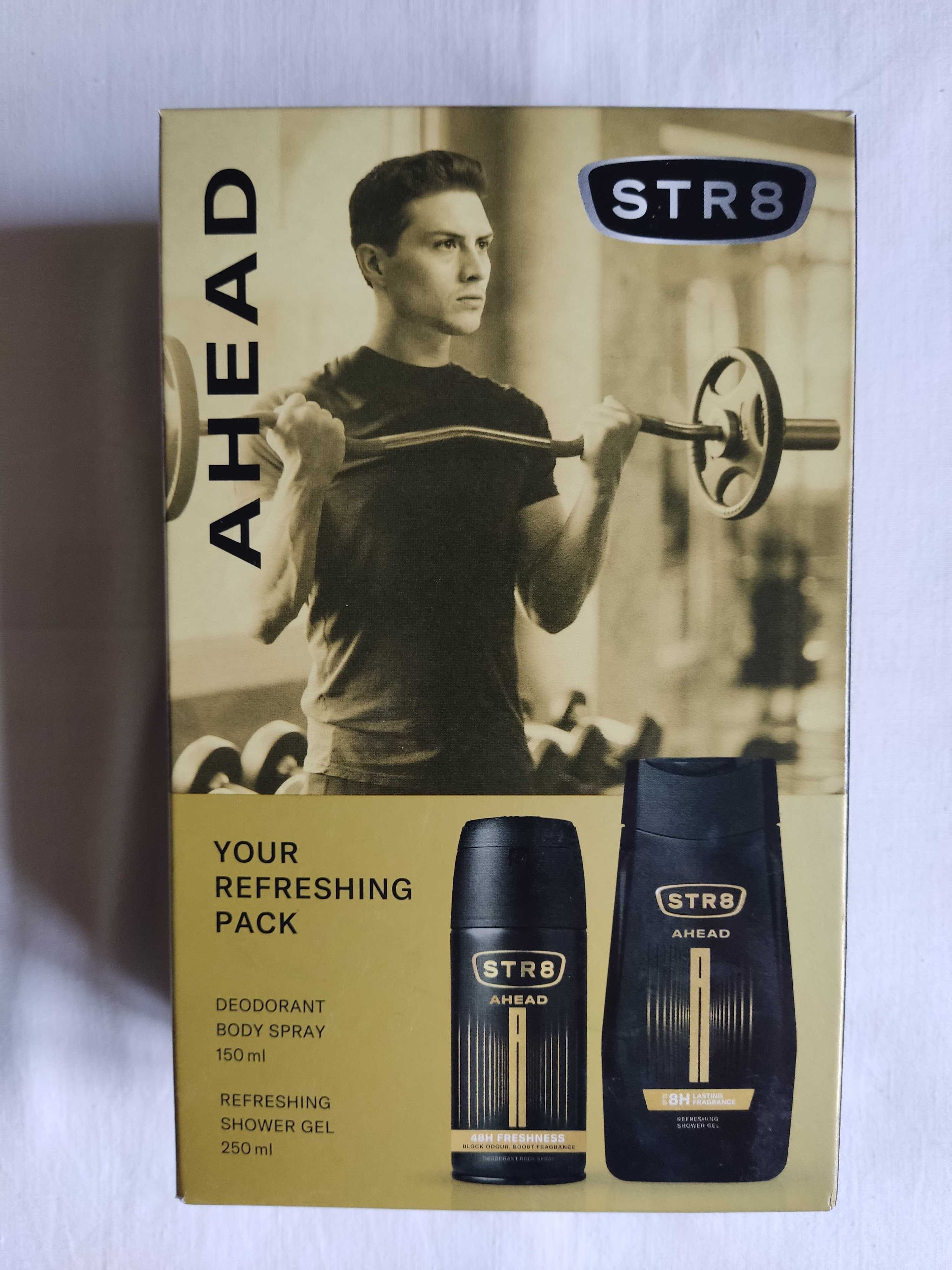 Zestaw STR8 Ahead dezodorant + żel pod prysznic
