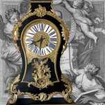 Francuski zegar Boulle Napoleon II, oryginalny z ok. 1860 roku