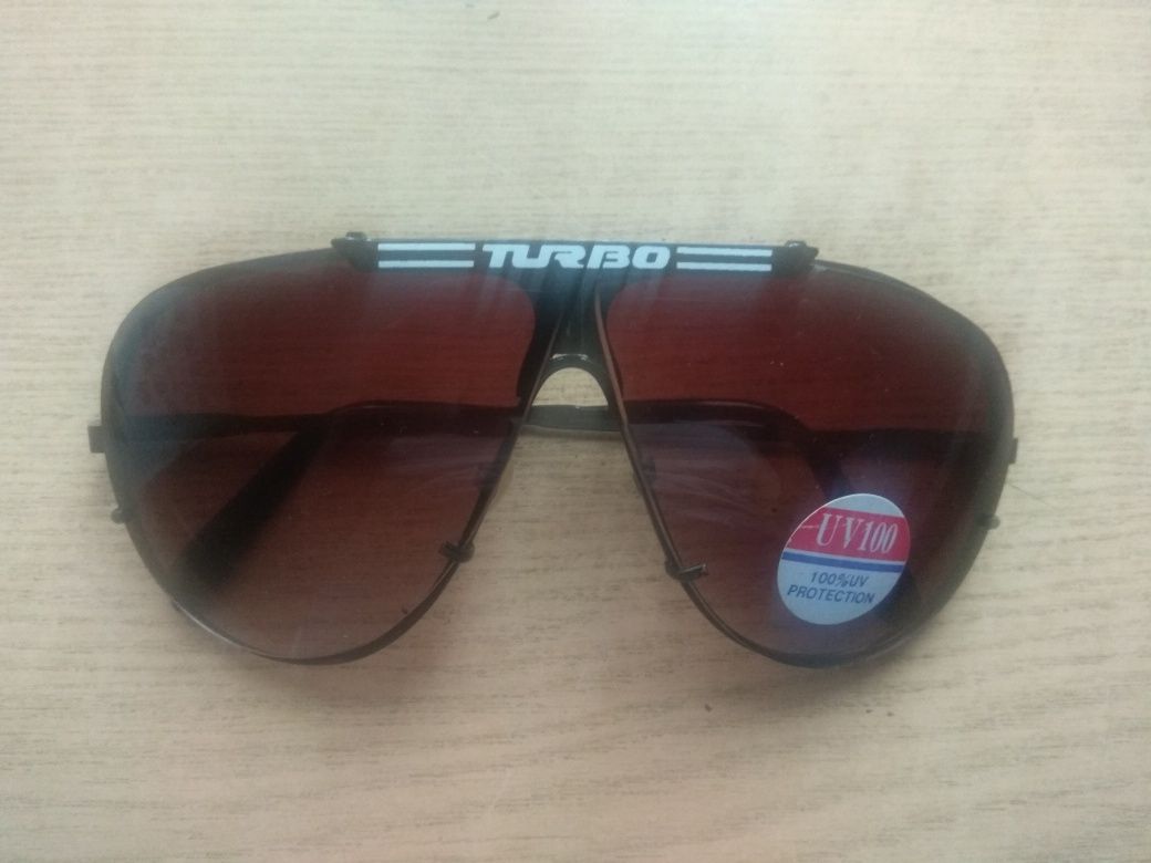 Vintage Turbo Pilotki okulary przeciwsłoneczne