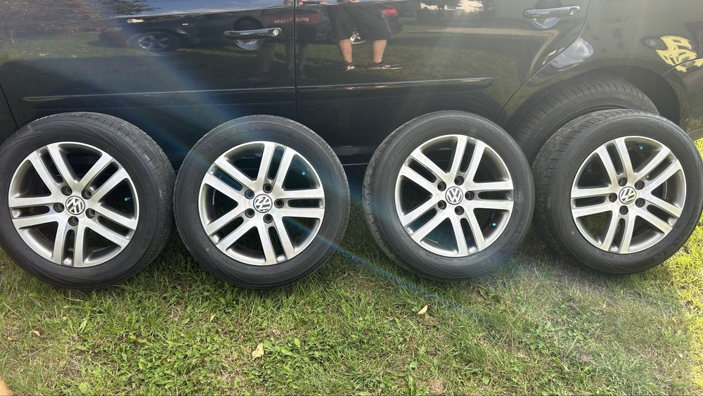 Alufelgi 5x112 r16 vw z oponami letnimi