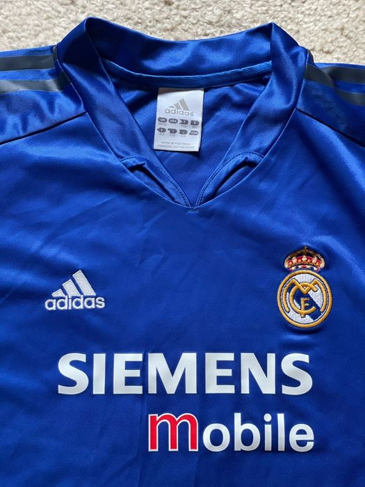 Camisola retro real Madrid 2004 tamanho criança