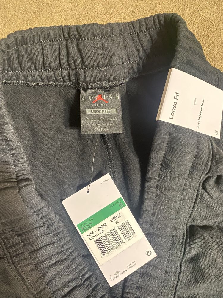 Jordan Flight Wmns Fleece Pants чорні штани найки жіночі XL